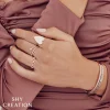 SHY CREATION 0.52CT DIAMOND PAVE BANGLE