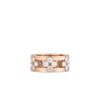 Roberto Coin 18K ROSE GOLD LOVE IN VERONA DIAMOND OPEN FRAME RING