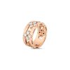 Roberto Coin 18K ROSE GOLD LOVE IN VERONA DIAMOND OPEN FRAME RING