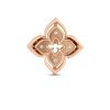 Roberto Coin 18K ROSE GOLD VENETIAN PRINCESS PIROUETTE DIAMOND & MOTHER OF PEARL FLOWER RING