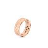 Roberto Coin 18K ROSE GOLD LOVE IN VERONA ETCHED FLOWERS WIDE RING