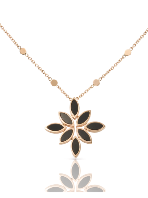 GHIRLANDA LIGHT IN LOTUS NECKLACE