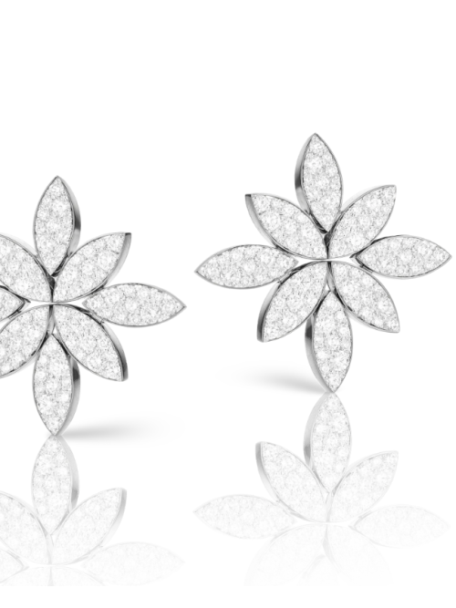 GHIRLANDA LIGHT IN LOTUS EARRINGS