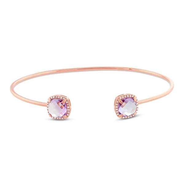 COR36213214_cf480f72-18c3-4778-aa92-6b39b681e7a9_1000x1000 Shy Creation Kate 0.14CT DIAMOND & 3.36CT AMETHYST BANGLE
