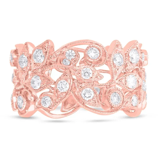Shy Creation Glittara 1.60CT DIAMOND LEAF RING