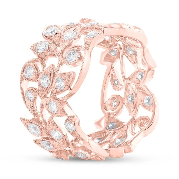 Shy Creation Glittara 1.60CT DIAMOND LEAF RING