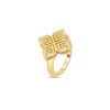 Roberto Coin 18K YELLOW GOLD ARABESQUE LARGE DIAMOND FLOWER RING