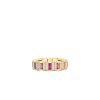 Roberto Coin 18K YELLOW GOLD OBELISCO PAVE DIAMOND & MIXED SAPPHIRES RING