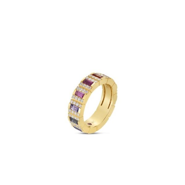 ROBERTO-COIN-OBELISCO-18K-GOLD-DIAMOND-RUBY-PK-ORG-RING-8883550AY65X_SIDE-768x768 Roberto Coin 18K YELLOW GOLD OBELISCO PAVE DIAMOND & MIXED SAPPHIRES RING