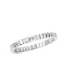 Roberto Coin 18K WHITE GOLD OBELISCO DIAMOND ACCENT FLEXIBLE BANGLE