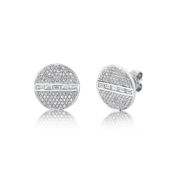 SC22008064_51b9ab5e-6f60-4668-bfdb-b458fe04585a_1800x1799 Shy Creation Kate 0.55CT DIAMOND BAGUETTE CIRCLE STUD EARRING