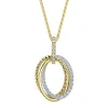 Shy Creation Glittara 0.30CT DIAMOND OVAL NECKLACE