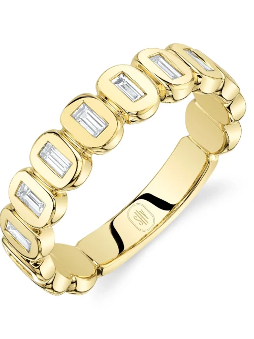 Shy Creation Bailey 0.34CT DIAMOND BAGUETTE BEZEL BAND
