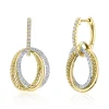 Shy Creation Glittara 0.64CT DIAMOND OVAL EARRING