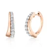 Shy Creation Kate 0.82CT DIAMOND HOOP EARRING