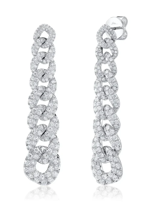 Shy Creation Kate 3.68CT DIAMOND LINK EARRING