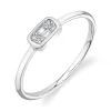Shy Creation Aleera 0.07CT DIAMOND BAGUETTE RING