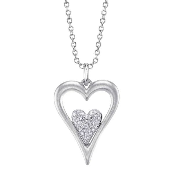 SC55027908_c51de85f-d5e9-4bfb-86e2-9b9f4715d7f5_1800x1800 Shy Creation Kate 0.08CT DIAMOND PAVE HEART MATTE NECKLACE