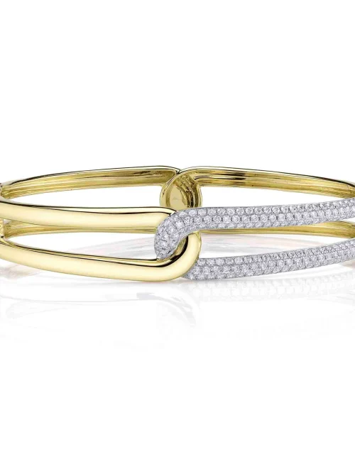 Shy Creation Kate 1.45CT DIAMOND PAVE BANGLE