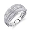 Shy Creation Kate 0.33CT DIAMOND PAVE MATTE RING