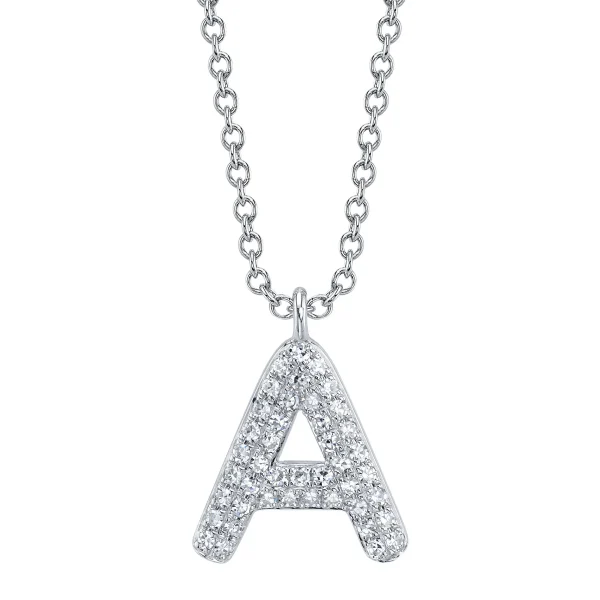 SC55028331-A_63b32b23-4374-4fd8-82db-af660a4b4ddd_1800x1800 Shy Creation Initial 0.09CT DIAMOND PAVE NECKLACE - INITIAL A