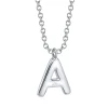 Shy Creation Initial 0.09CT DIAMOND PAVE NECKLACE - INITIAL A