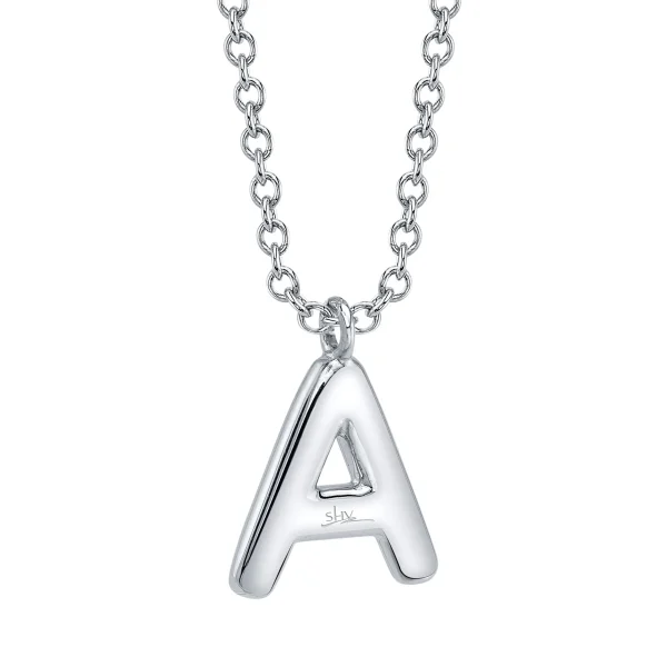 SC55028331-A_b_1800x1800 Shy Creation Initial 0.09CT DIAMOND PAVE NECKLACE - INITIAL A
