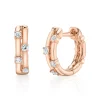 Shy Creation Kate 0.17CT DIAMOND HUGGIE EARRING