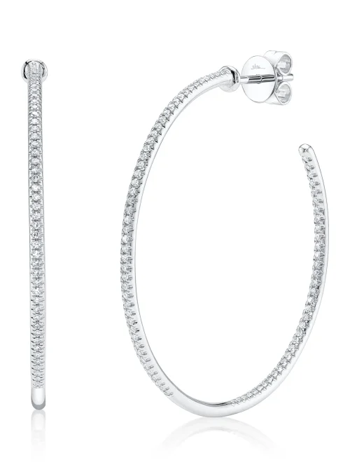 Shy Creation Kate 0.36CT DIAMOND HOOP EARRING