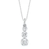 Shy Creation Diana 0.40CT DIAMOND CROWN SETTING FACETED BALL CHAIN NECKLACE