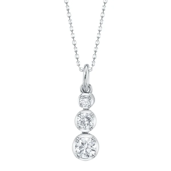 SC55028669_963395d4-0b7c-49f1-9338-4cace3404aeb_1800x1799 Shy Creation Diana 0.40CT DIAMOND CROWN SETTING FACETED BALL CHAIN NECKLACE