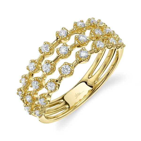 Shy Creation Diana 0.45CT DIAMOND CROWN SETTING RING