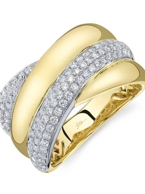 Shy Creation Kate 0.72CT DIAMOND PAVE RING