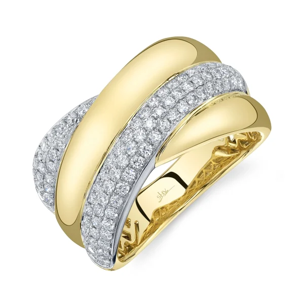 Shy Creation Kate 0.72CT DIAMOND PAVE RING