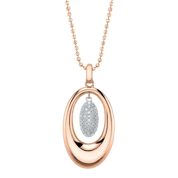 SC55029093_9ff3d15a-2017-4cd5-8fc4-105d39088748_1800x1800 Shy Creation Kate 0.19CT DIAMOND PAVE OVAL FACETED BALL CHAIN NECKLACE
