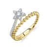 Shy Creation Kate 0.26CT DIAMOND STAR RING