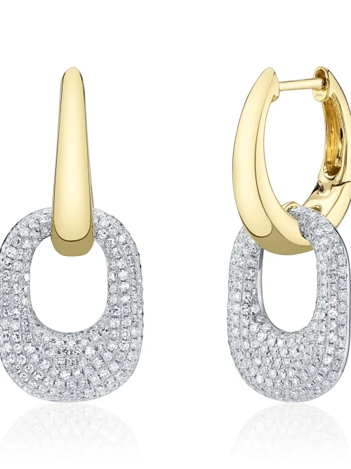 Shy Creation Kate 0.74CT DIAMOND PAVE EARRING