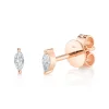 Shy Creation Colette 0.09CT DIAMOND MARQUISE STUD EARRING