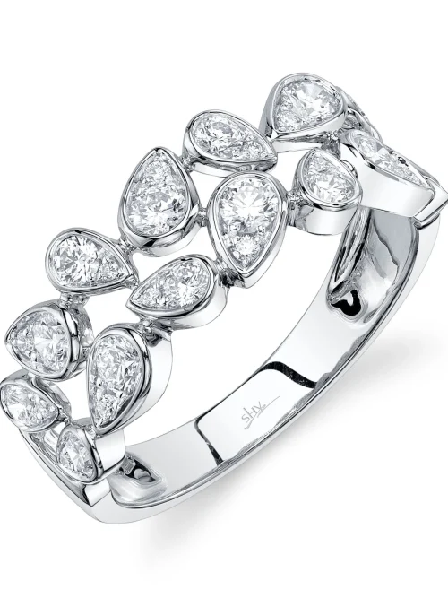 Shy Creation Kate 0.78CT DIAMOND PEAR RING