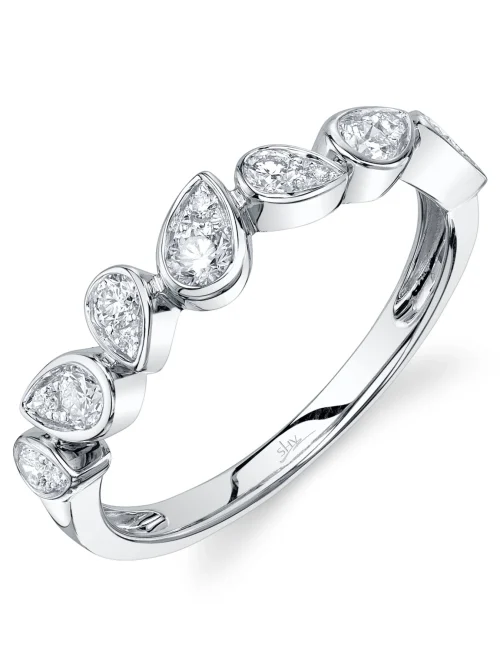 Shy Creation Kate 0.39CT DIAMOND PEAR RING