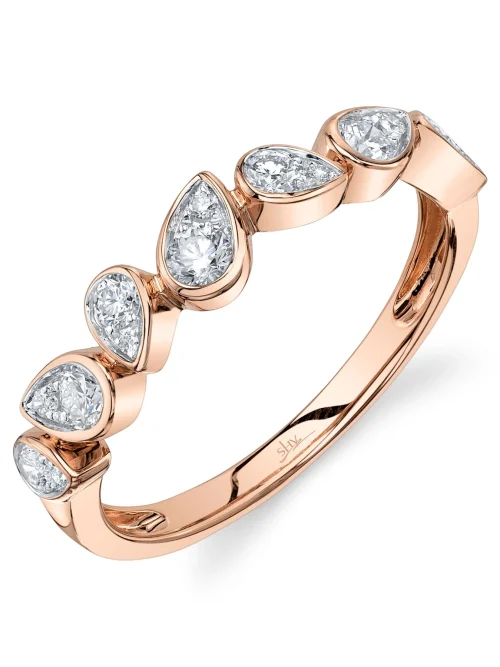 Shy Creation Kate 0.39CT DIAMOND PEAR RING