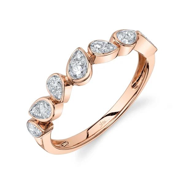 Shy Creation Kate 0.39CT DIAMOND PEAR RING