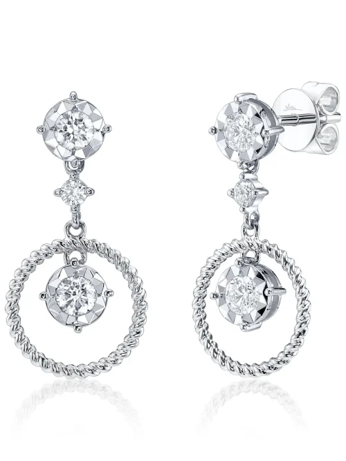 Shy Creation Stella 0.56CT DIAMOND EARRING