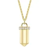 Shy Creation Kate 0.26CT DIAMOND PENDULUM CHOPIN CHAIN NECKLACE