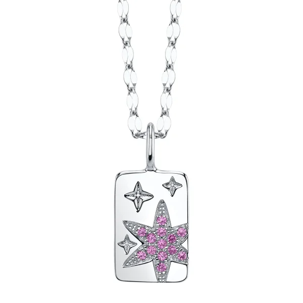 SC55029235_8f4a5a39-e905-4a05-8f4a-611ce32a9ef1_1800x1800 Shy Creation Kate 0.09CT PINK SAPPHIRE STAR SPARKLE CHAIN NECKLACE