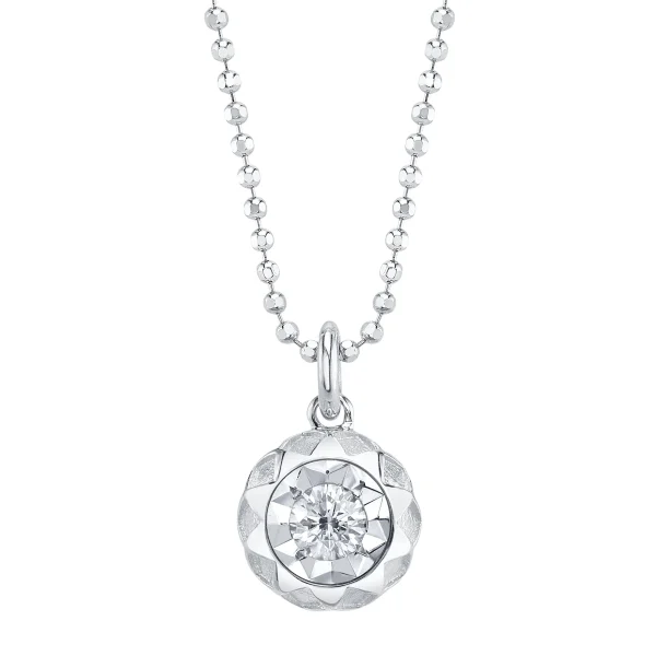 SC55029244_9a933343-6299-4dff-b4cc-919b89694ed3_1800x1800 Shy Creation Stella 0.11CT DIAMOND FACETED BALL CHAIN NECKLACE