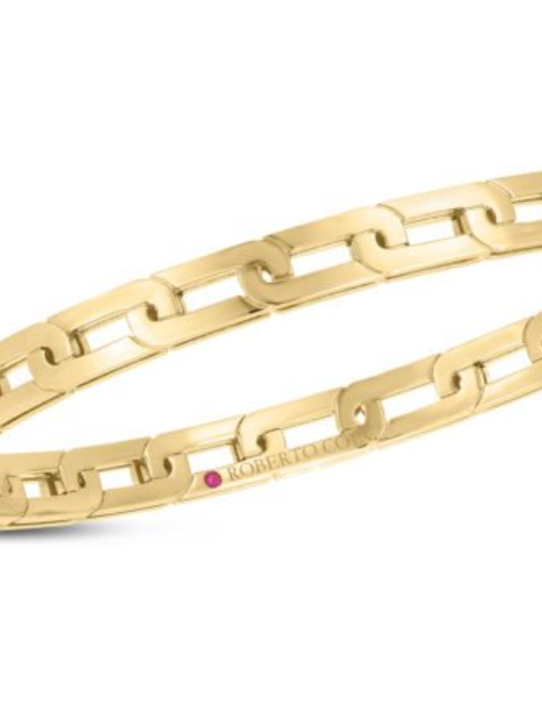 Roberto Coin 18K YELLOW GOLD NAVARRA SLIM BANGLE