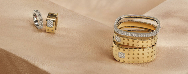 Roberto Coin 18K GOLD POIS MOI SYMPHONY HOOP EARRINGS