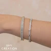 Shy Creation Kate 2.86CT DIAMOND BAGUETTE BANGLE