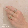 Shy Creation Kate 0.55CT DIAMOND LEAF RING